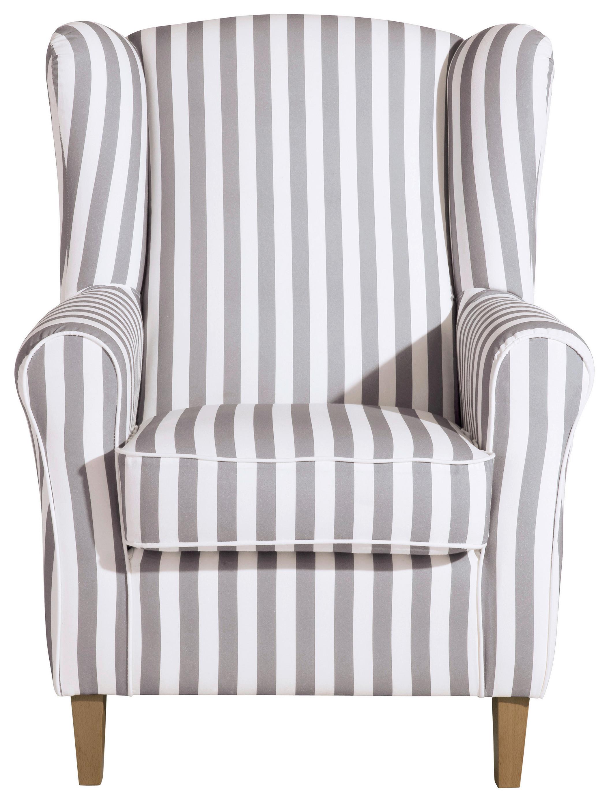 Ohrensessel mit Polyester-Bezug