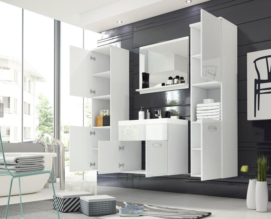 Badezimmer in Weiß