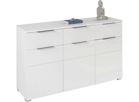 Kommode Chris 3D 3s - Weiß, MODERN, Holzwerkstoff (135/81.8/38cm) Kommode Chris 3D 3s - Weiß, MODERN, Holzwerkstoff (135/81.8/38cm)
