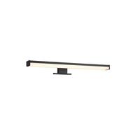 Led-wandleuchte Lino 1-Flammig Schwarz Matt - Schwarz, Basics, Kunststoff (40/6/10,5cm) - Trio Leuchten