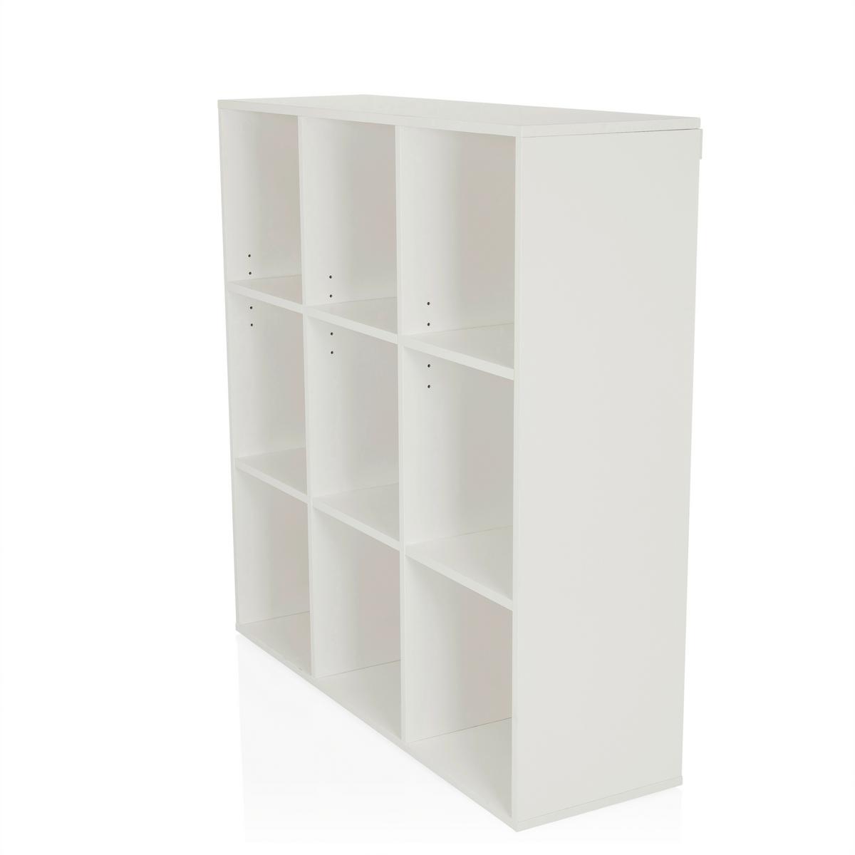 Regal Bjorke Weiß B: 97,5 Cm - Weiß, MODERN, Holzwerkstoff (97,5/100/30cm) - MID.YOU