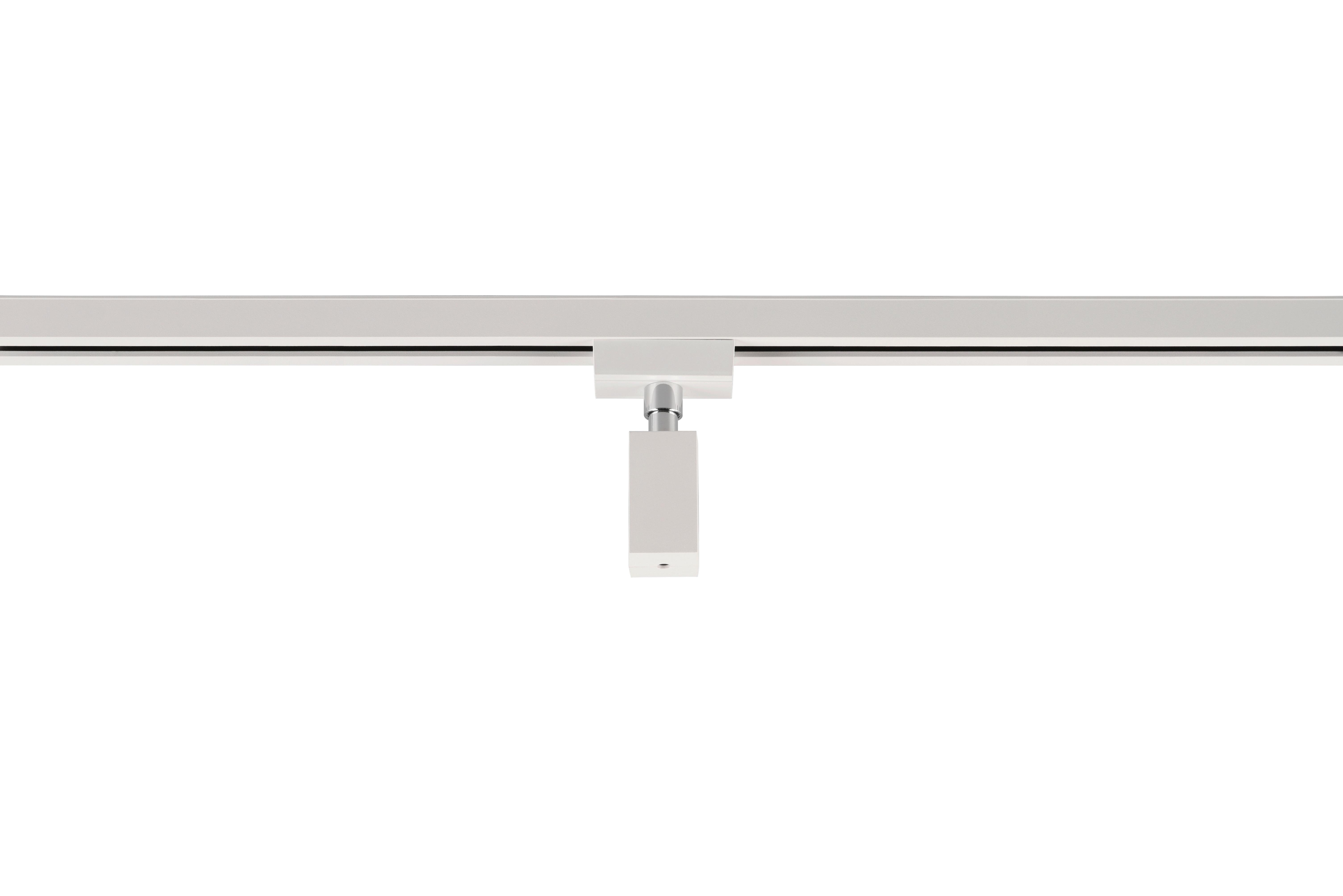 SCHIENENSYSTEM-ADAPTER 703631 DUOLINE ADAPTER - Weiß, Basics, Kunststoff (6/3/10cm) - Trio Leuchten