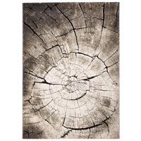 Webteppich Wild Oak Anthrazit, Grau 80x150 Cm - Dunkelgrau/Anthrazit, Design, Textil (80/150cm) - WECON HOME