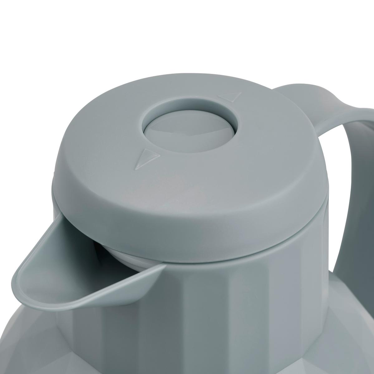 Termokanvica 1L - svetlosivá, Modern, plast/sklo (12/24,5cm) - Mömax