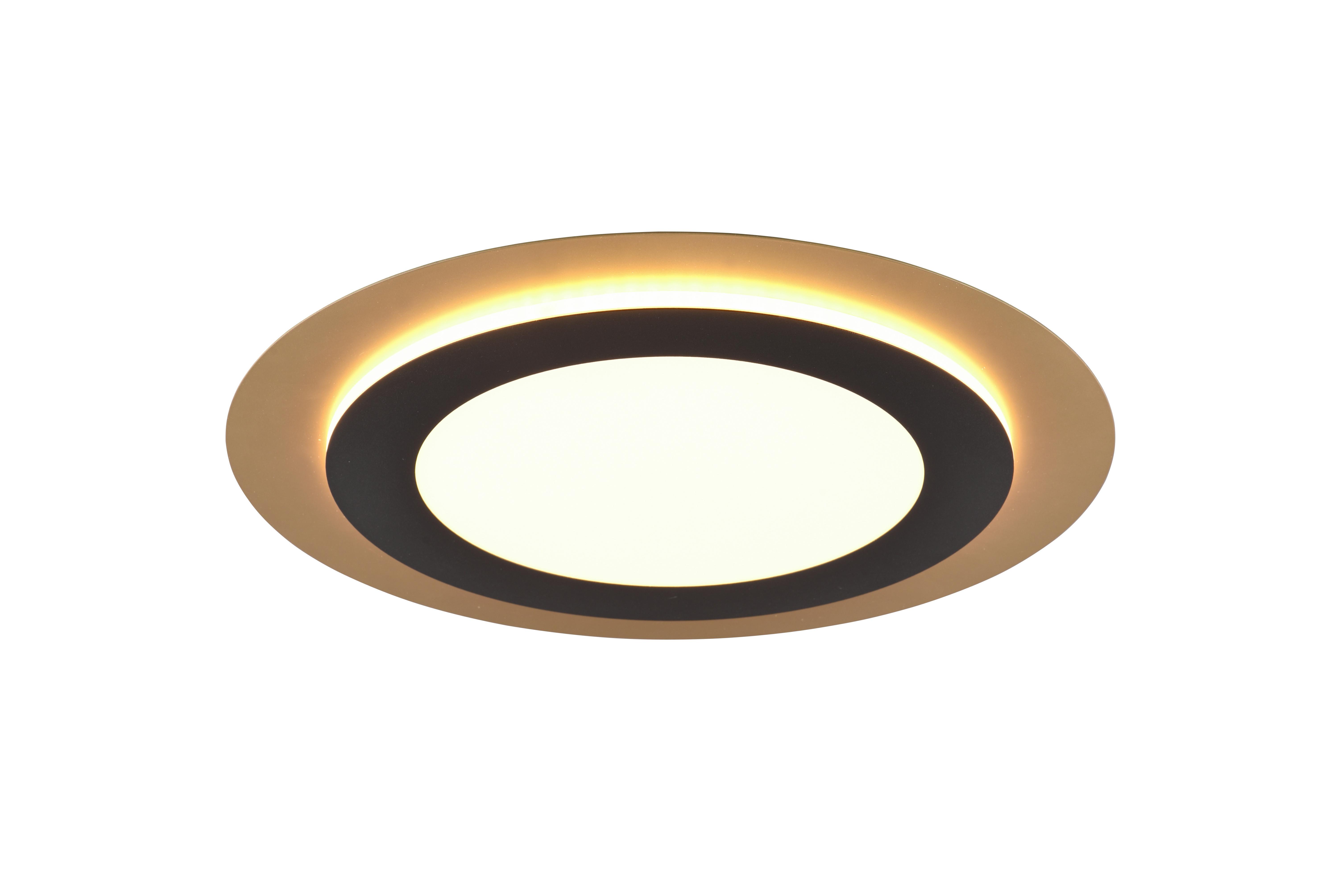 LED-Deckenleuchte 641519280 Morgan - Goldfarben/Schwarz, Basics, Metall (45/4,2cm) - Trio Leuchten