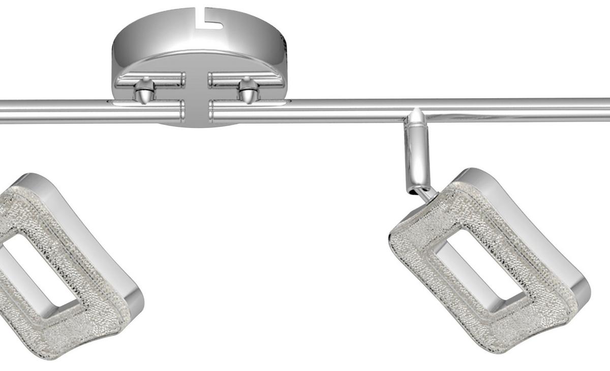 Led-strahler Amelie 4-flammig Verstellbar L: 63 Cm - Chromfarben, MODERN, Kunststoff/Metall (15,5/63cm) - Luca Bessoni