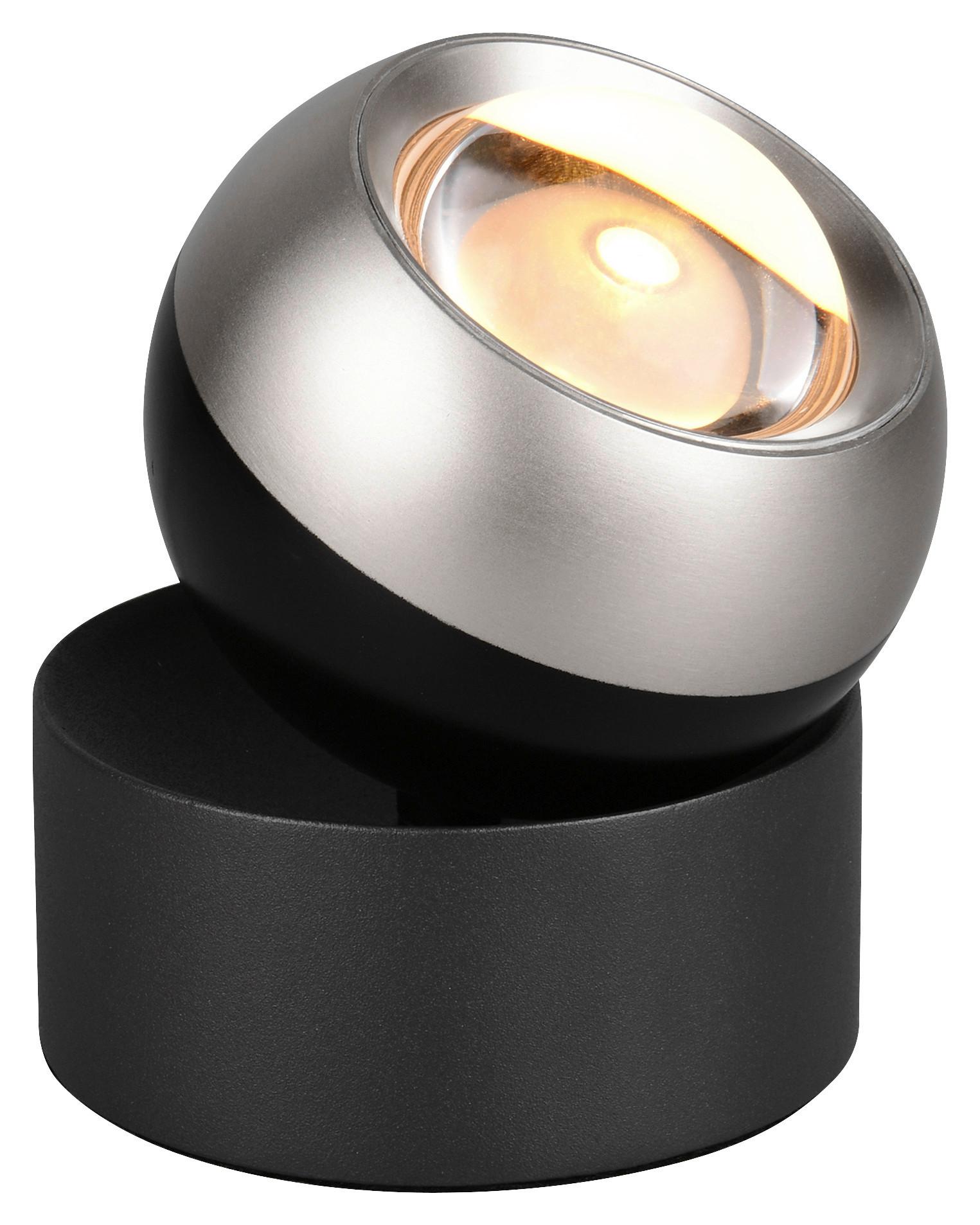 LED-Tischleuchte 544410107 ORBIT - Schwarz/Nickelfarben, Design, Metall (10/14cm) - Trio Leuchten