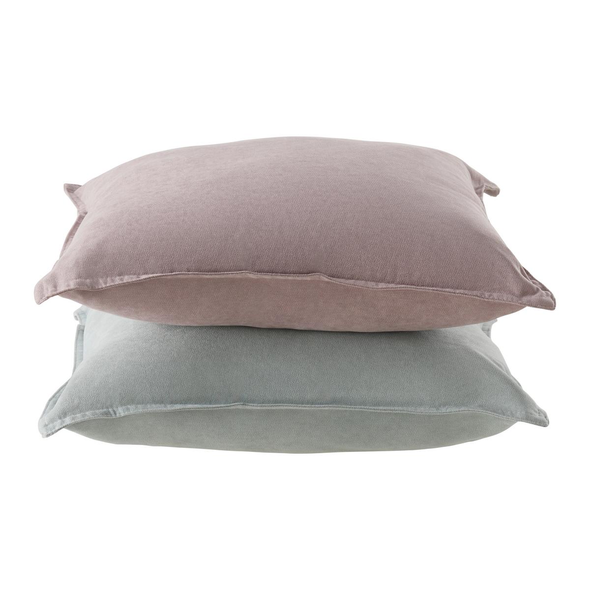 Dekorační polštář Nathi, 45/45cm, mauve - světle fialová, Konvenční, textil (45/45cm) - Modern Living