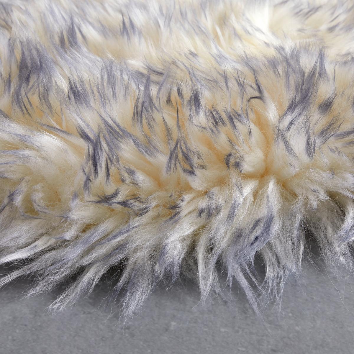 OVČÍ KOŽEŠINA Lea, 60/90cm, šedá - šedá, Romantický / Rustikální, textil (60/90cm) - Modern Living