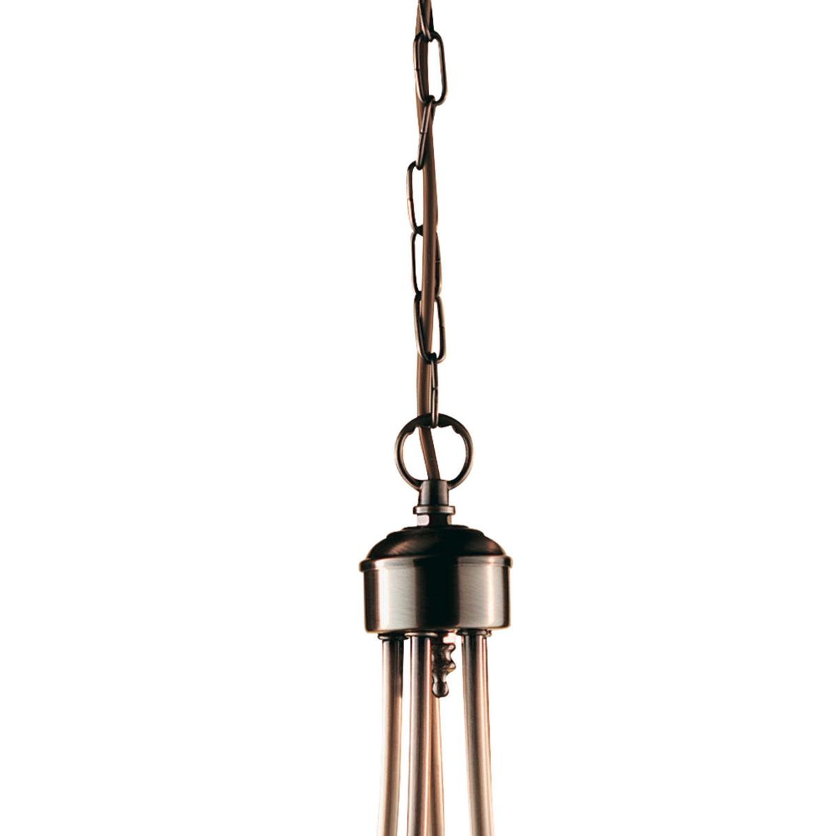 Kronleuchter Maypole 5-flammig Meesingfarben, Metall, Dimmbar - Messingfarben, KONVENTIONELL, Metall (46/120cm)