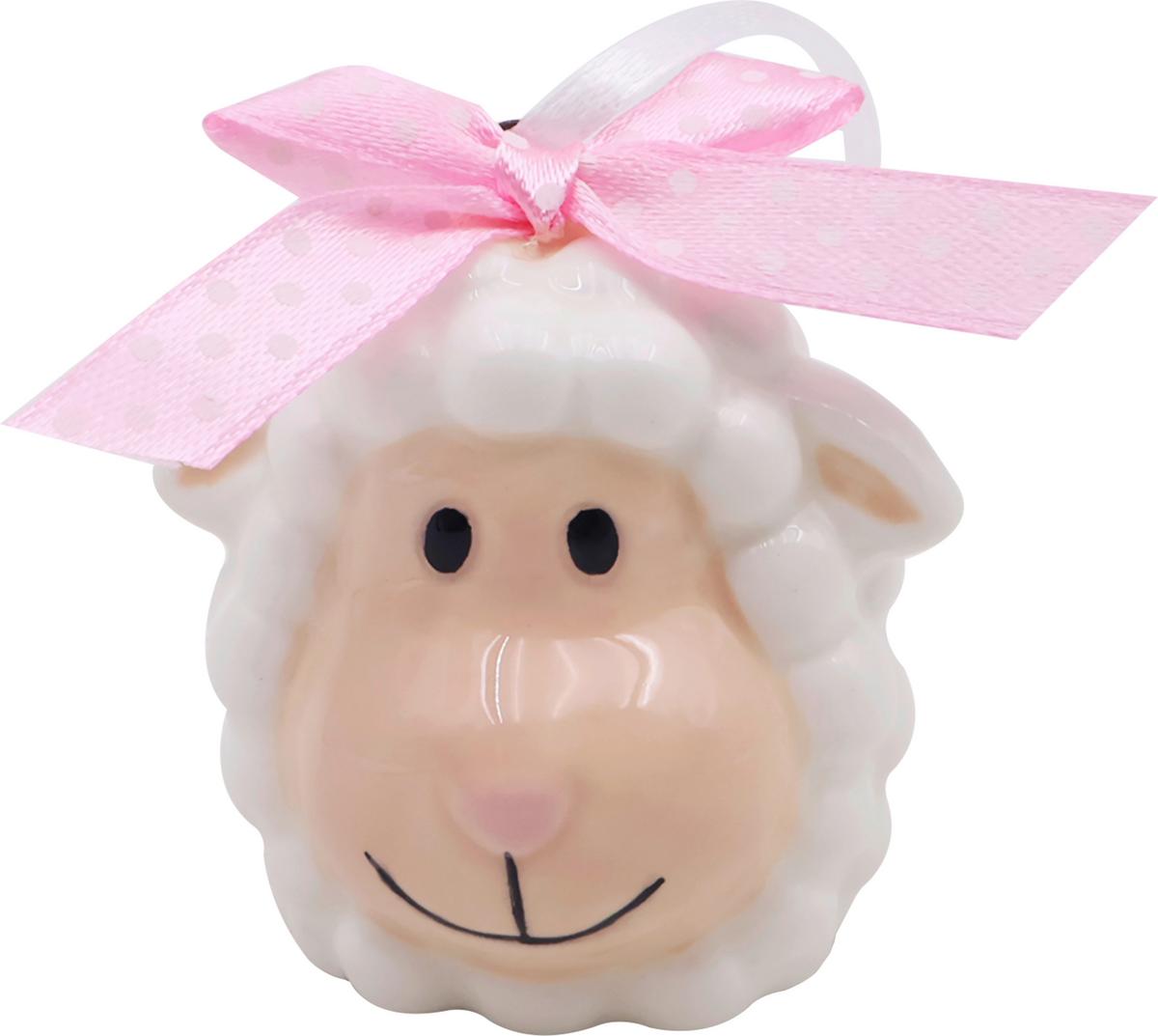 Dekohänger Wela - Multicolor/Weiß, KONVENTIONELL, Keramik - Luca Bessoni