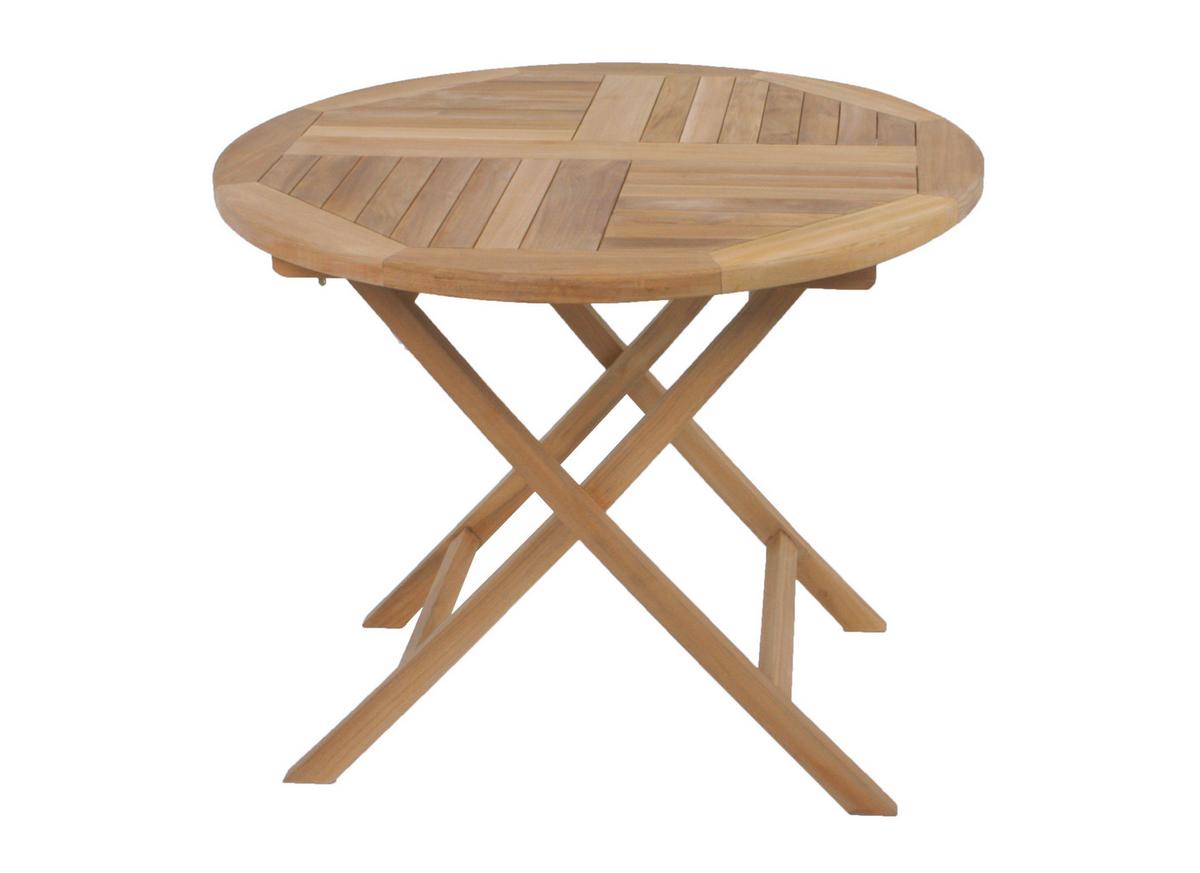 Gartenmöbel Set 3-tlg. Solo Teakholz - Teakfarben, Basics, Holz (66/103/58cm) - Gardenson