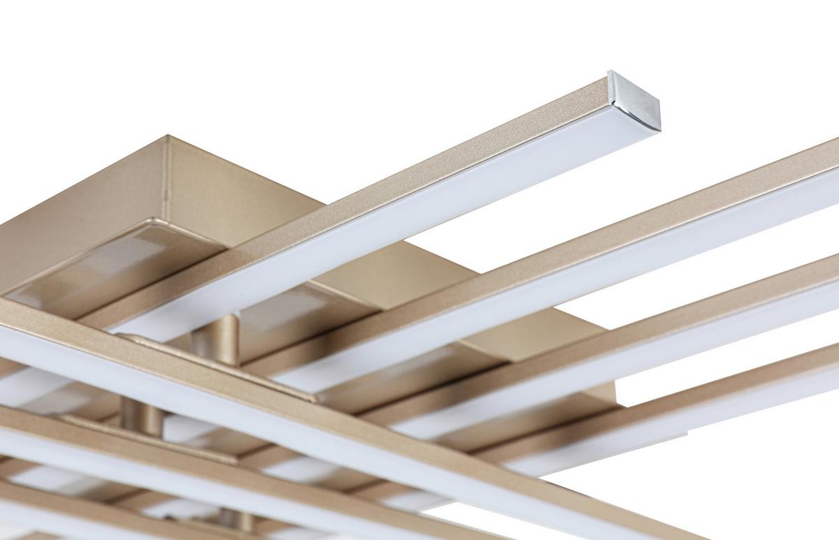 LED-Deckenleuchte Cristina - Cappuccino, Basics, Kunststoff/Metall (71/71/7cm) - Luca Bessoni