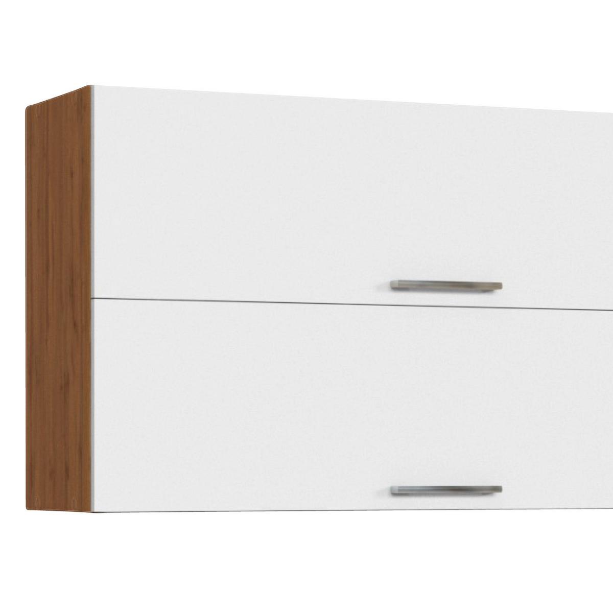 Küchenzeile Sorrento ohne Geräte 270 cm Weiß - Eichefarben/Weiß, MODERN, Holzwerkstoff (270cm) - Held