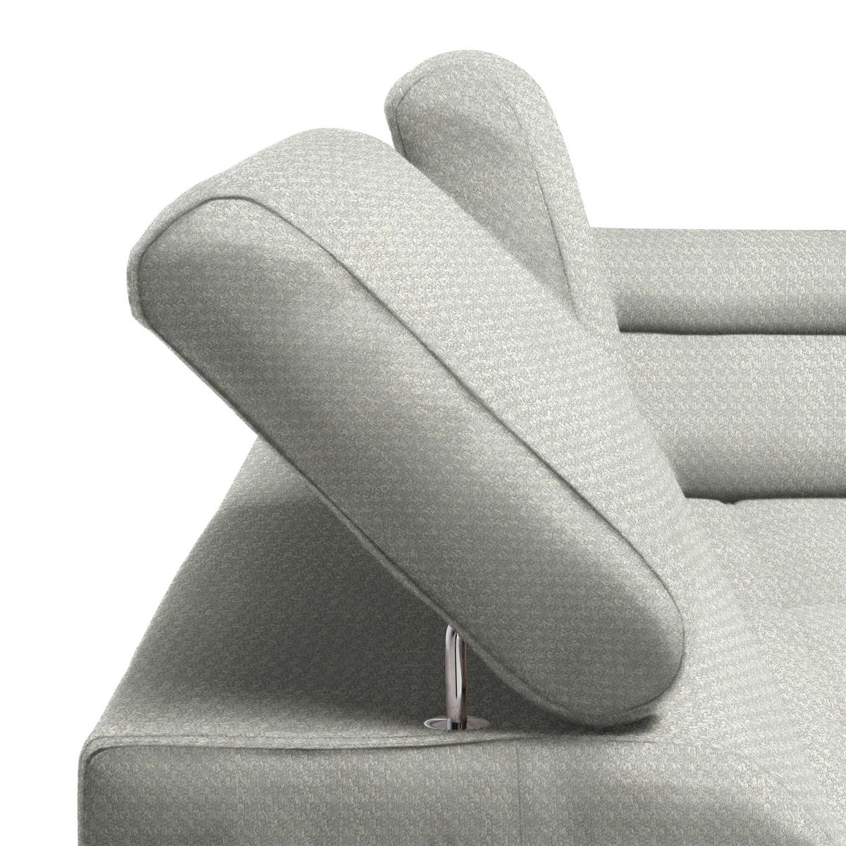 Rohová sedačka GRINALDI, pravá, piesková - čierna/piesková, Modern, textil/plast (283/206cm) - Premium Living