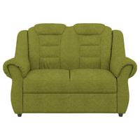2-Sitzer-Sofa Boston Grün Chenille - Schwarz/Grün, KONVENTIONELL, Textil (145/102/101cm) - Livetastic