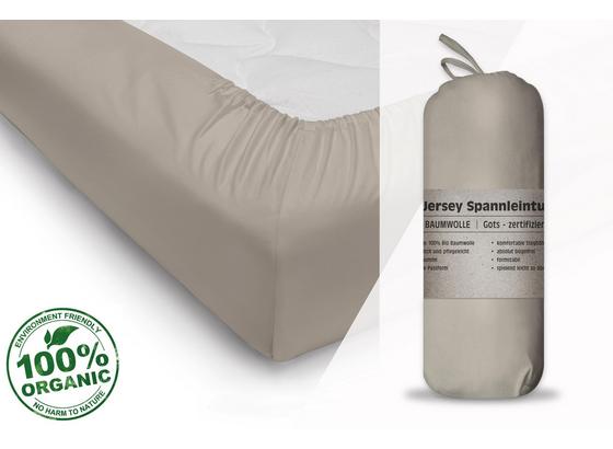 Spannleintuch Gots 180-200/200 cm Sand - Sandfarben, Basics, Textil (180-200/200cm) Spannleintuch Gots 180-200/200 cm Sand - Sandfarben, Basics, Textil (180-200/200cm)