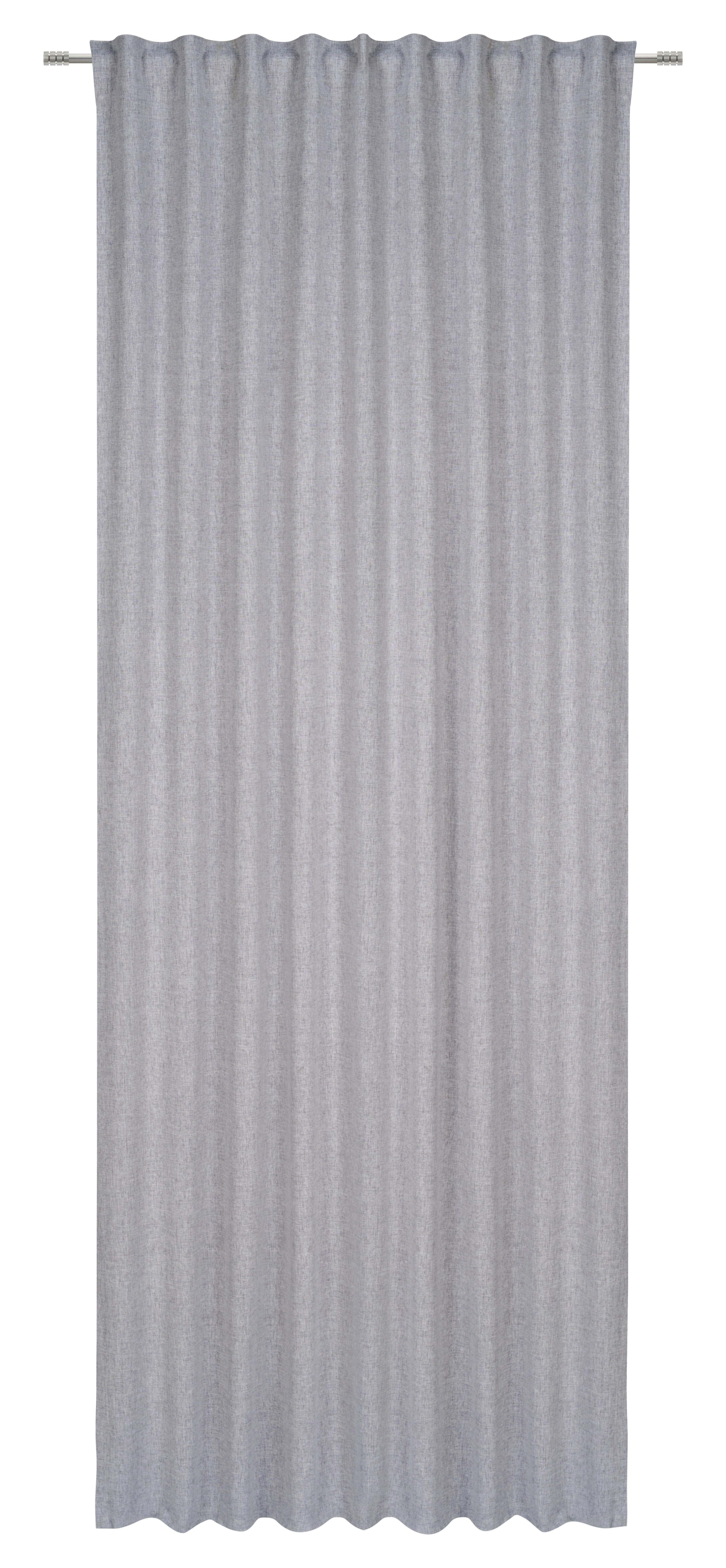 Vorhang Mit Band Pamela 140x245 Cm Anthrazit/grau - Anthrazit/Grau, ROMANTIK / LANDHAUS, Textil (140/245cm) - James Wood