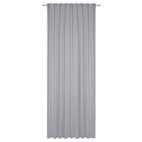 Vorhang mit Band Pamela 140x245 cm Anthrazit/Grau - Anthrazit/Grau, ROMANTIK / LANDHAUS, Textil (140/245cm) - James Wood