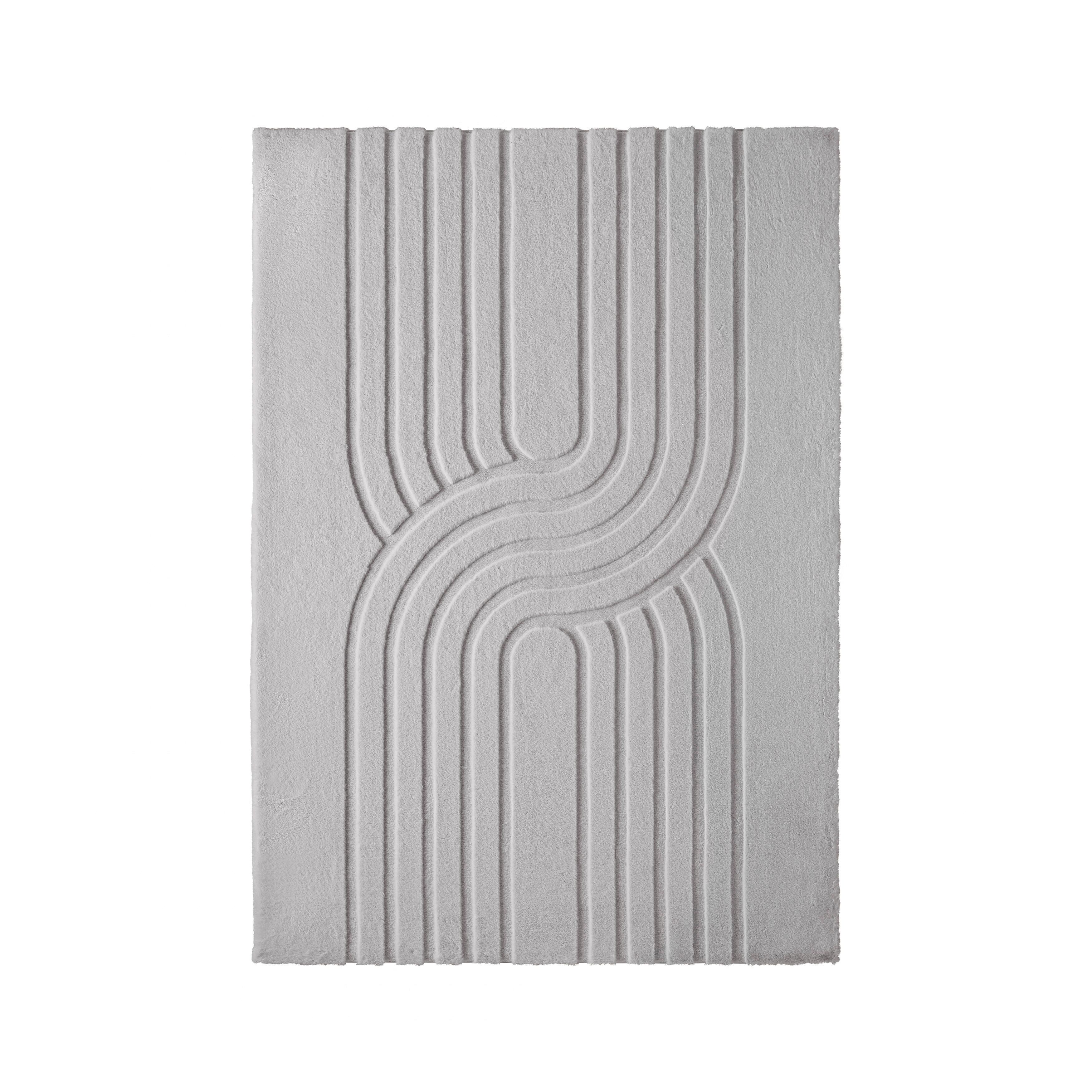 UMELÁ KOŽUŠINA FADIME 1 - sivá, Modern, textil (80/150cm) - Mömax