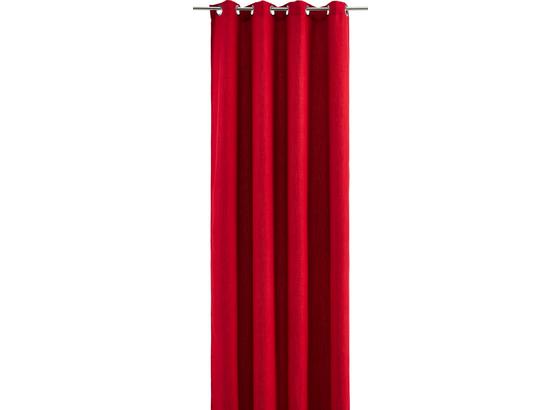 Závěs Hotový Ulli - červená, textilie (140/245cm) - Mömax modern living Závěs Hotový Ulli - červená, textilie (140/245cm) - Mömax modern living