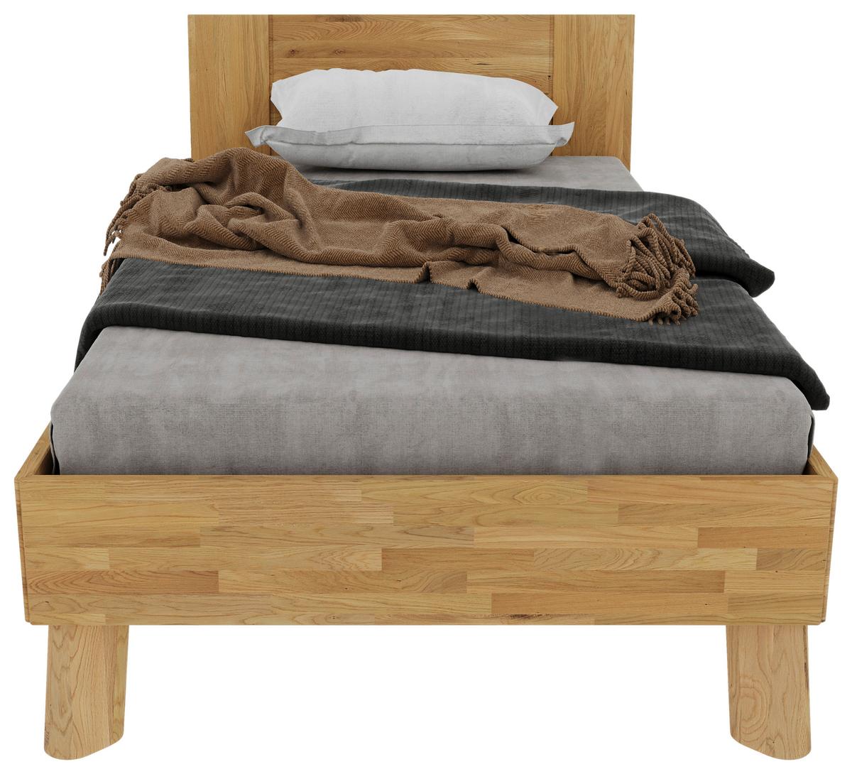 Bett Como Naturfarben/ Wildeiche 100x200cm - Wildeiche/Naturfarben, MODERN, Holz (100/200cm) - MID.YOU