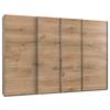 Schwebetürenschrank 350cm Level 36a, Eiche Dekor - Eichefarben, Basics, Holzwerkstoff (350/216/65cm) - MID.YOU