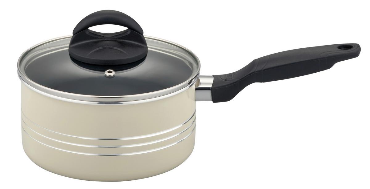 Kochtopfset Milano Aluminium, Beige, 15-teilig - Beige, Basics, Metall - GSW