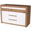 Komoda Kashmir New Kak01 - farby dubu/biela, Moderný, kompozitné drevo (142/89/41cm) - James Wood Komoda Kashmir New Kak01 - farby dubu/biela, Moderný, kompozitné drevo (142/89/41cm) - James Wood