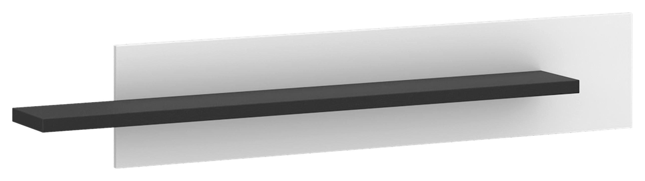 Wandboard Ambiente B: 140 cm Alpinweiss, Anthrazit
