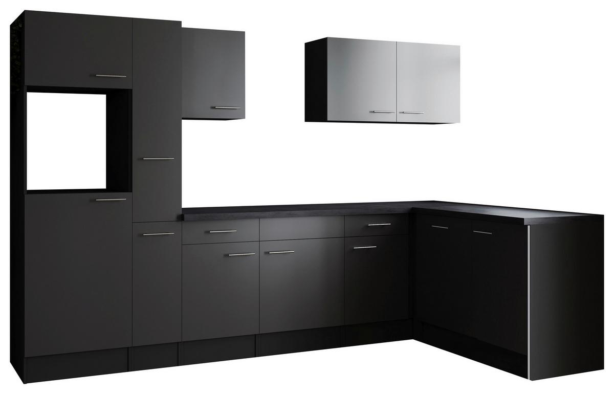 Eckküche Oliver Grau S: 310x172 Cm - Grau, Design, Holzwerkstoff (310/172cm) - Respekta