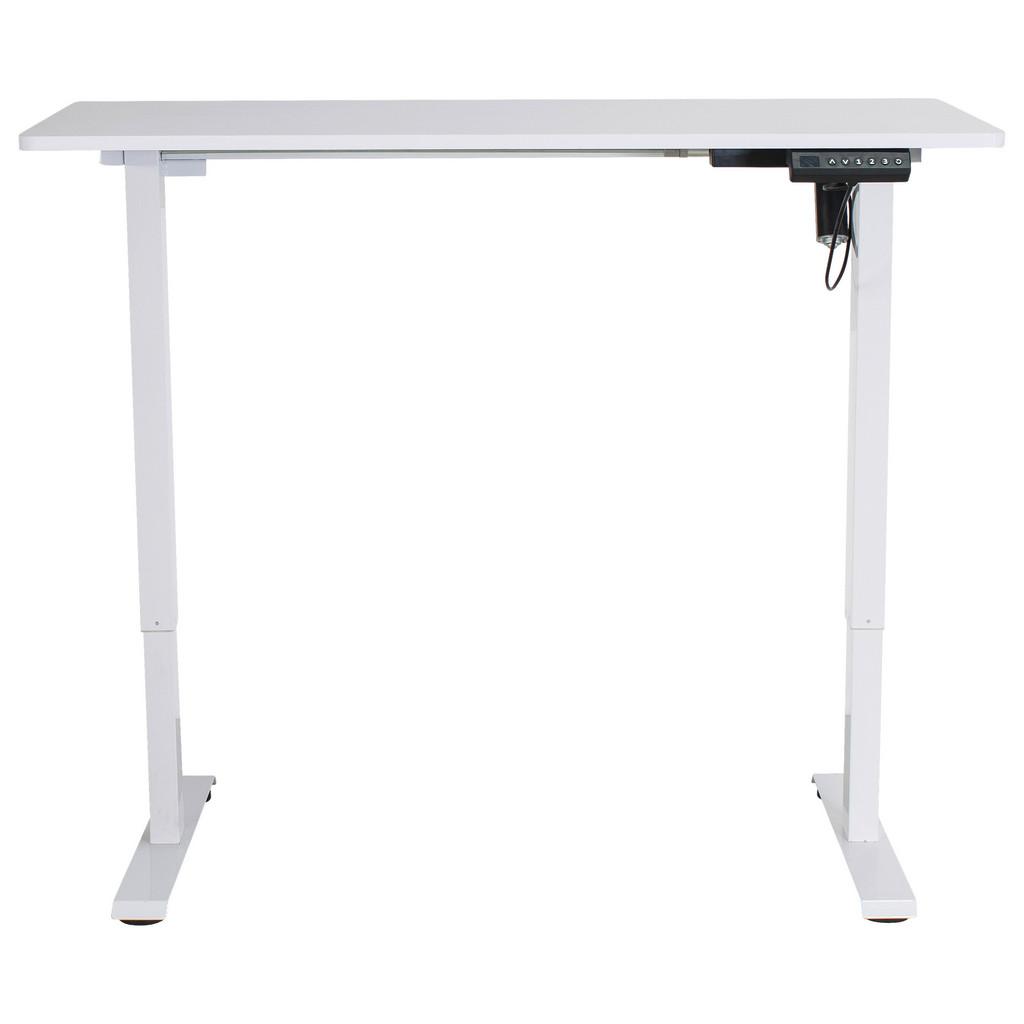 Schreibtisch B 120cm H 118cm Bady, weiß