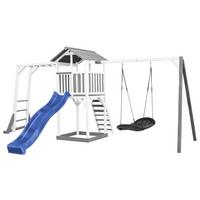 Spielturm A025.134.32 - Blau/Weiß, KONVENTIONELL, Holz (519/242/349cm) - Ambia Garden