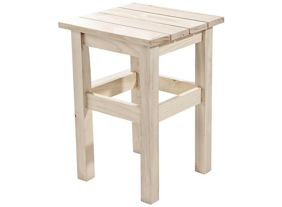 Taburetka Uni 1 - farby borovice, Natur, drevo (33/45/33cm) Taburetka Uni 1 - farby borovice, Natur, drevo (33/45/33cm)