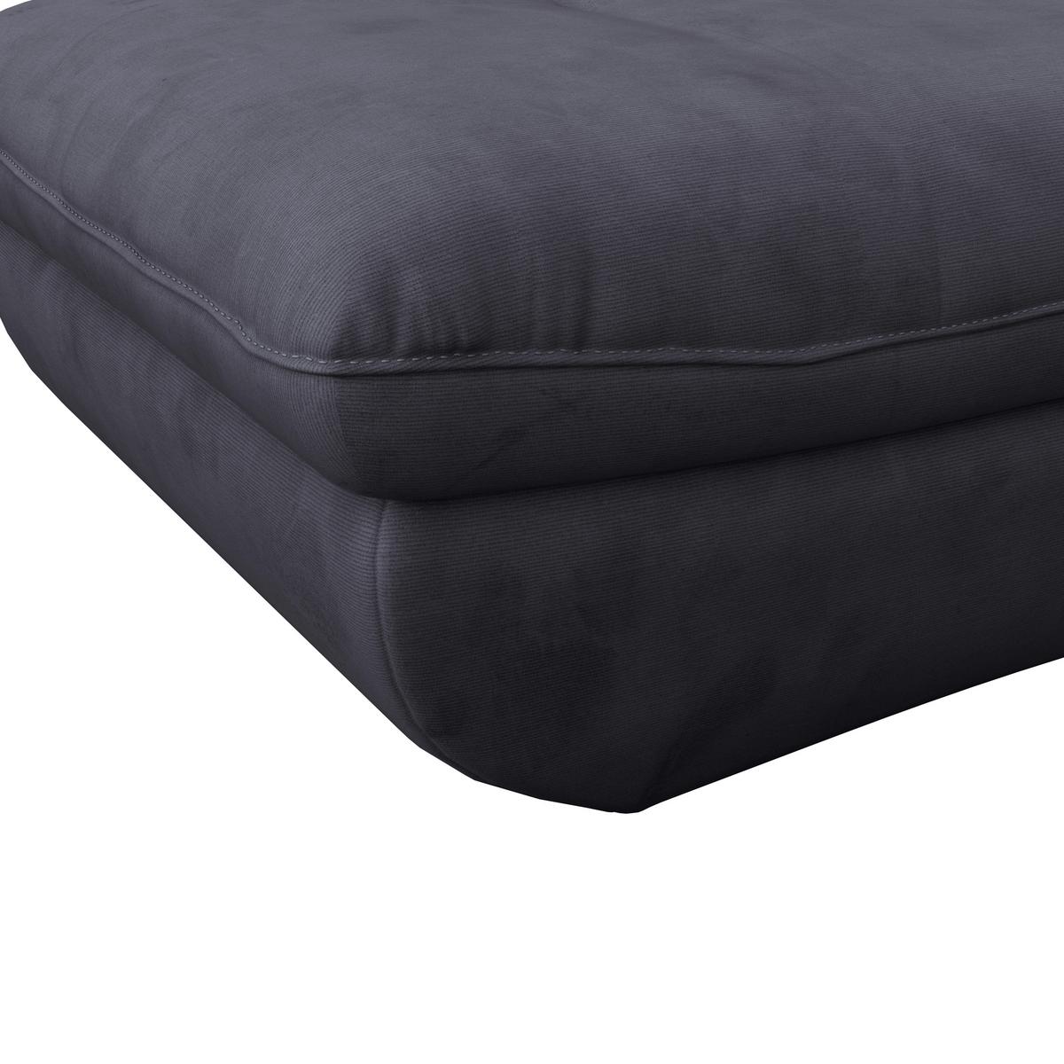 Hocker Park - Schwarz/Dunkelblau, MODERN, Textil (107/75cm) - Luca Bessoni