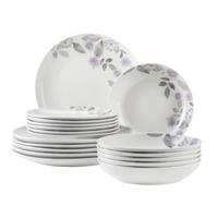 Tafelservice Sono 18-teilig Porzellan, Weiß, 6 Personen - Weiß, Basics, Keramik - Mäser