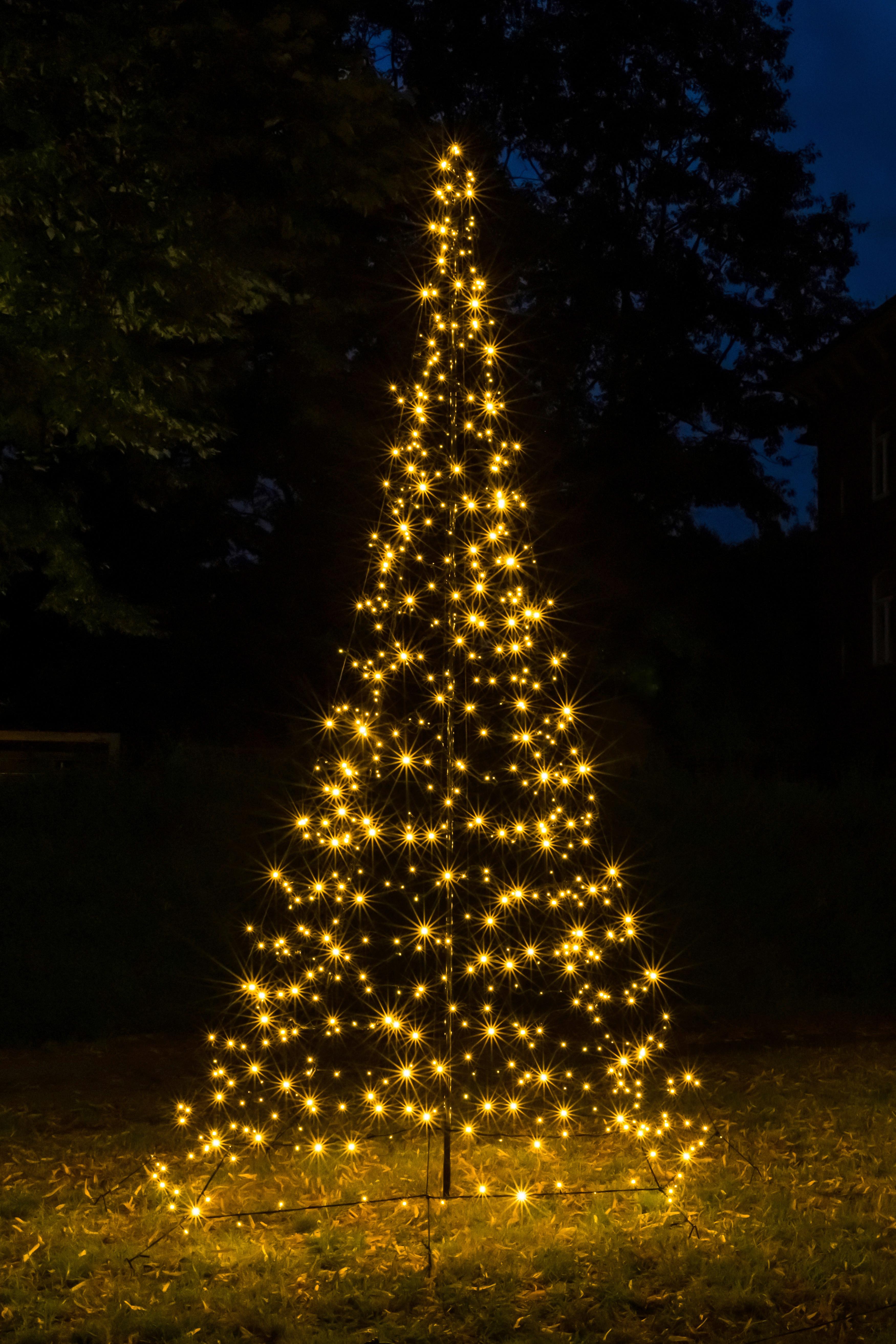 Weihnachtsbaum LED-Leuchtmittel Warmweiß - Basics, Metall (300cm)