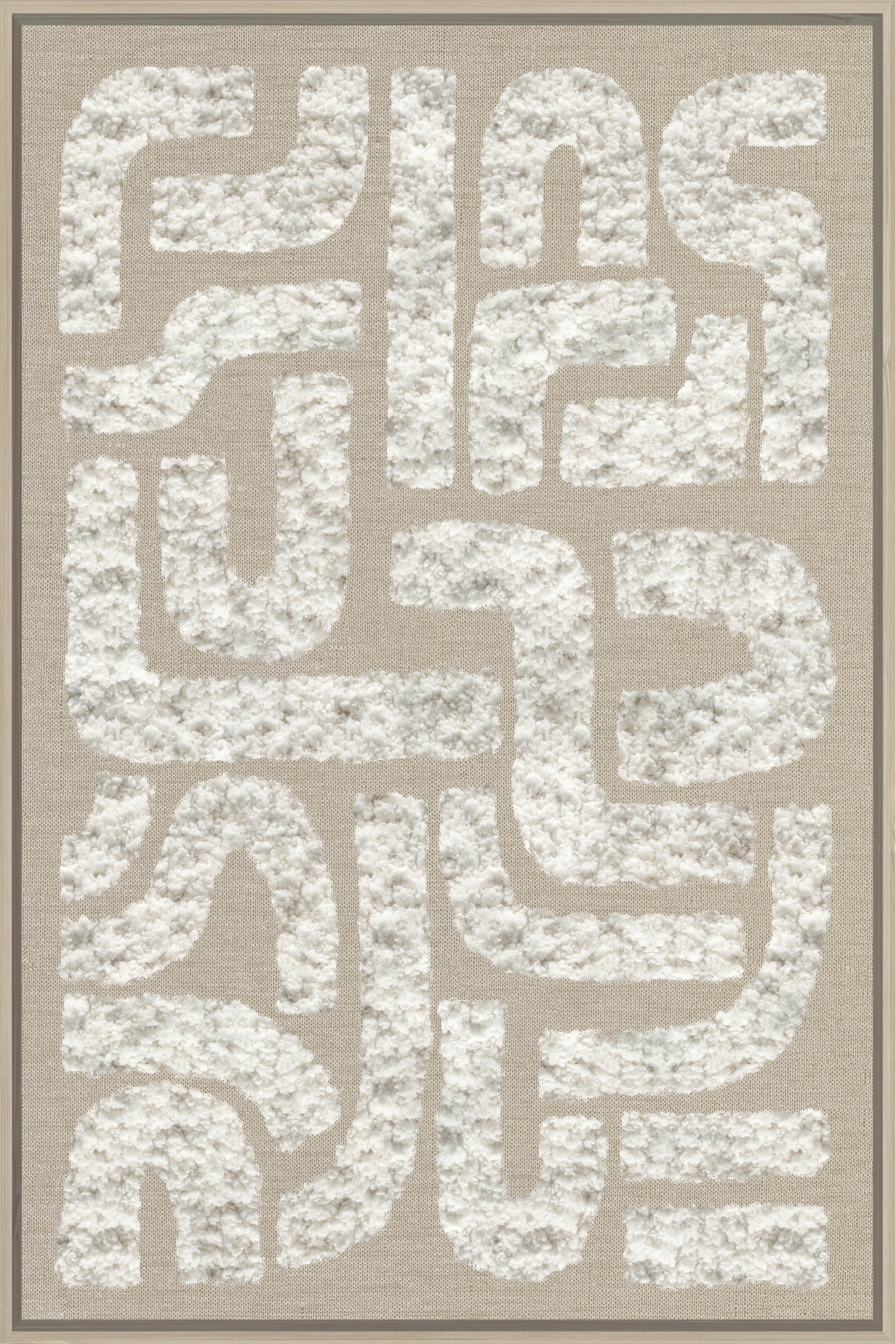 Obraz na plátně LOTTA, 60x90cm - přírodní barvy/béžová, Moderní, kompozitní dřevo/textil (60cm) - Premium Living