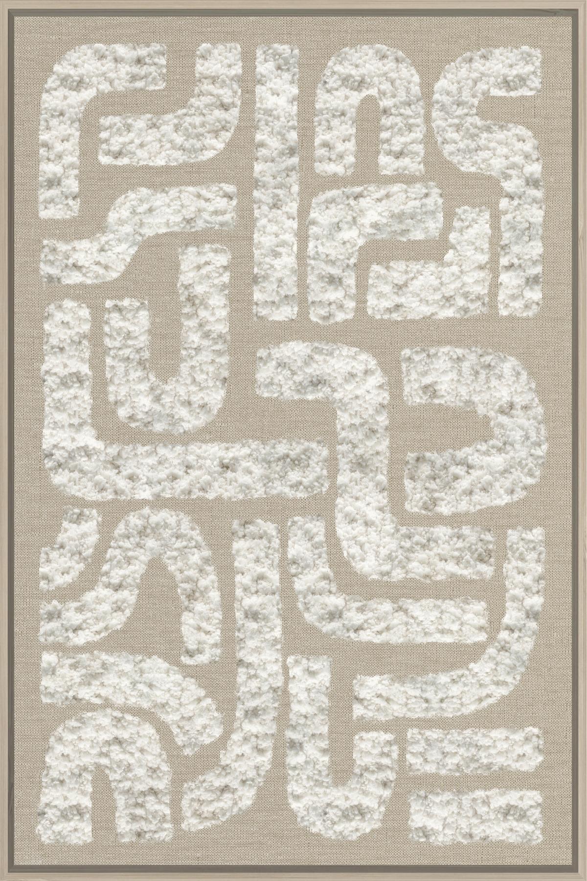 Obraz na plátně LOTTA, 60x90cm - přírodní barvy/béžová, Moderní, kompozitní dřevo/textil (60cm) - Premium Living