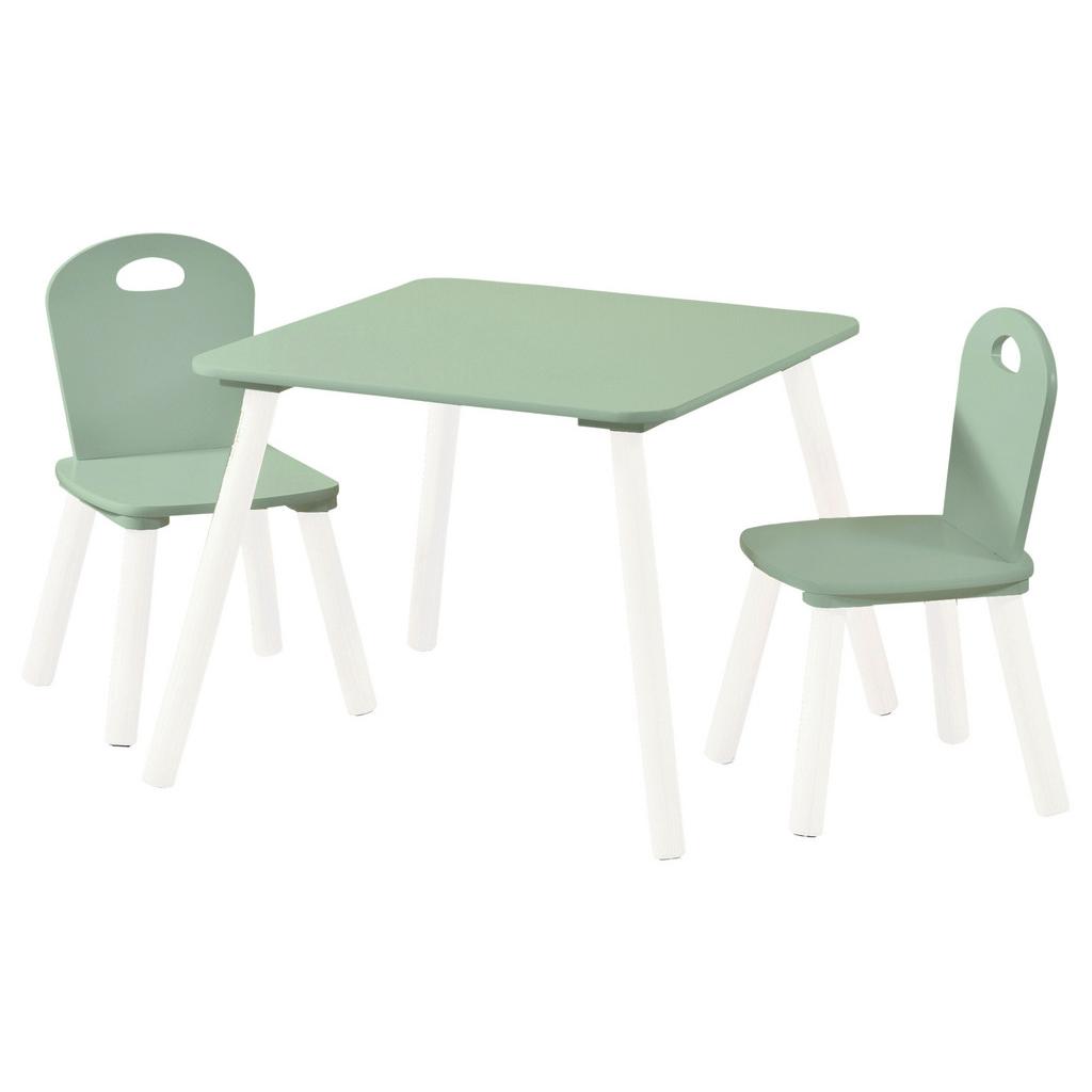 Kindersitzgruppe Weiß, Mintgrün L: 55 cm