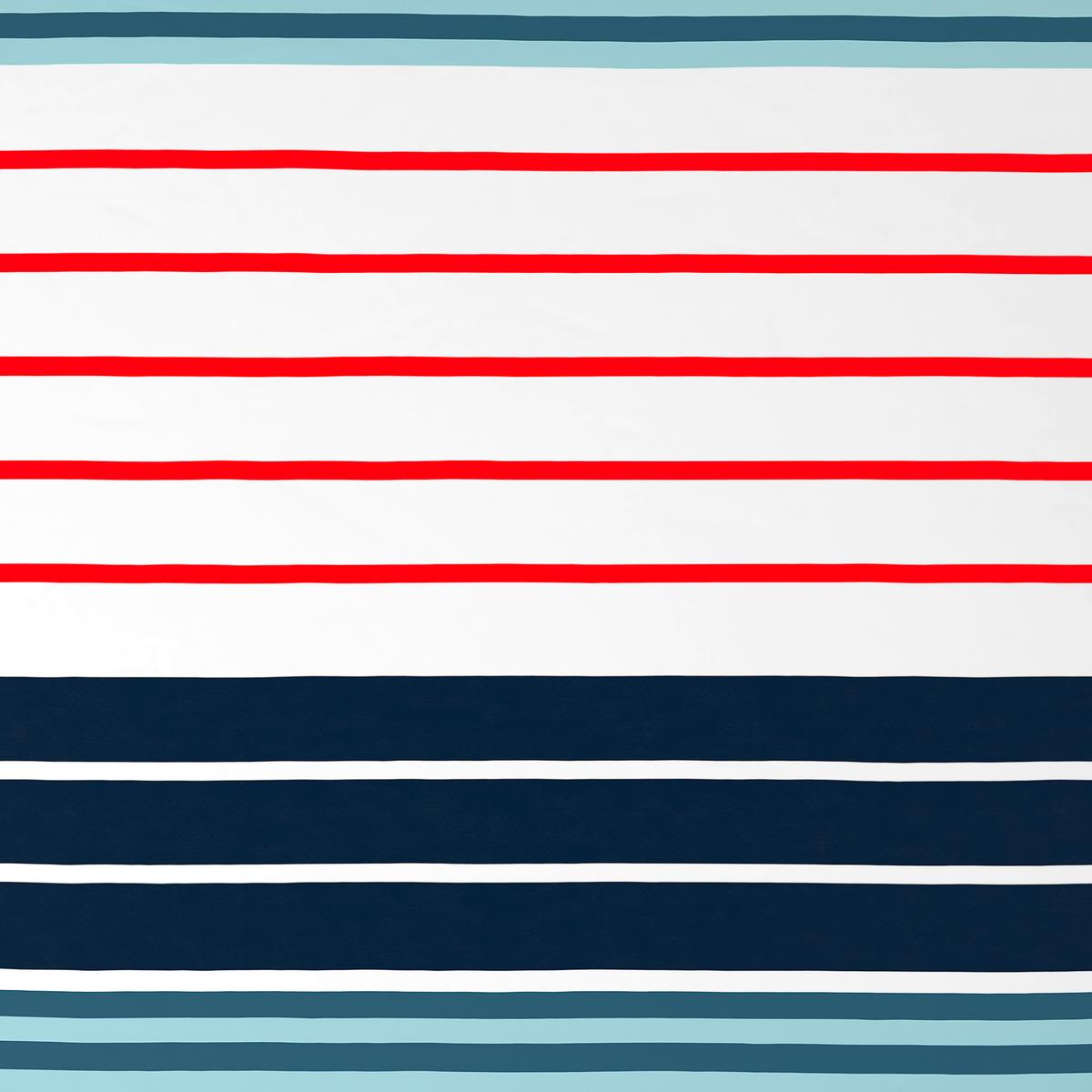 Bettwäsche Alma - Blau/Rot, MODERN, Textil - Luca Bessoni