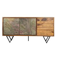 Sideboard Sheeshamfarben B: 150cm - Sheeshamfarben/Multicolor, Design, Holz (150/55/40cm) - MID.YOU