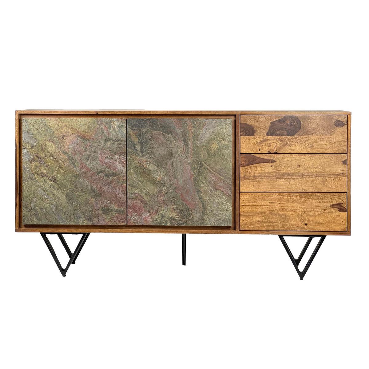 Sideboard Sheeshamfarben B: 150cm - Sheeshamfarben/Multicolor, Design, Holz (150/55/40cm) - MID.YOU