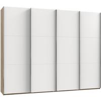 Schwebetürenschrank 300cm Level, Weiß/eiche Dekor - Eichefarben/Weiß, MODERN, Holzwerkstoff (300/236/65cm) - MID.YOU