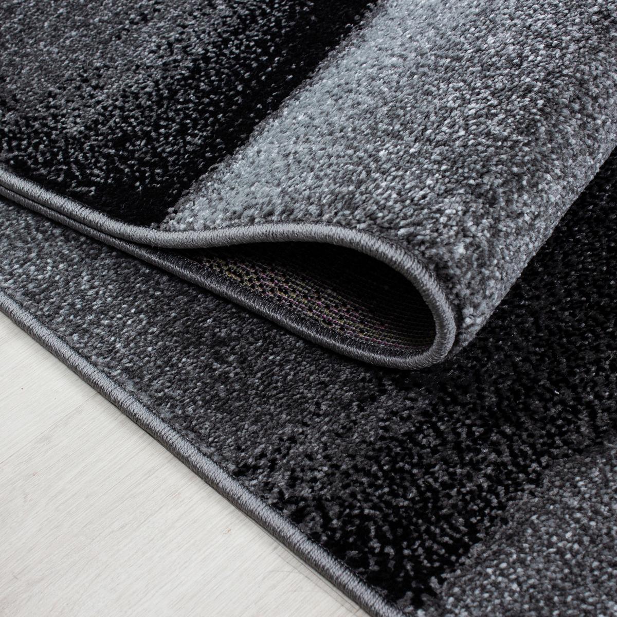 Webteppich Schwarz Naturfaser Lucca 80x150 Cm - Schwarz, Trend, Textil (80/150cm)