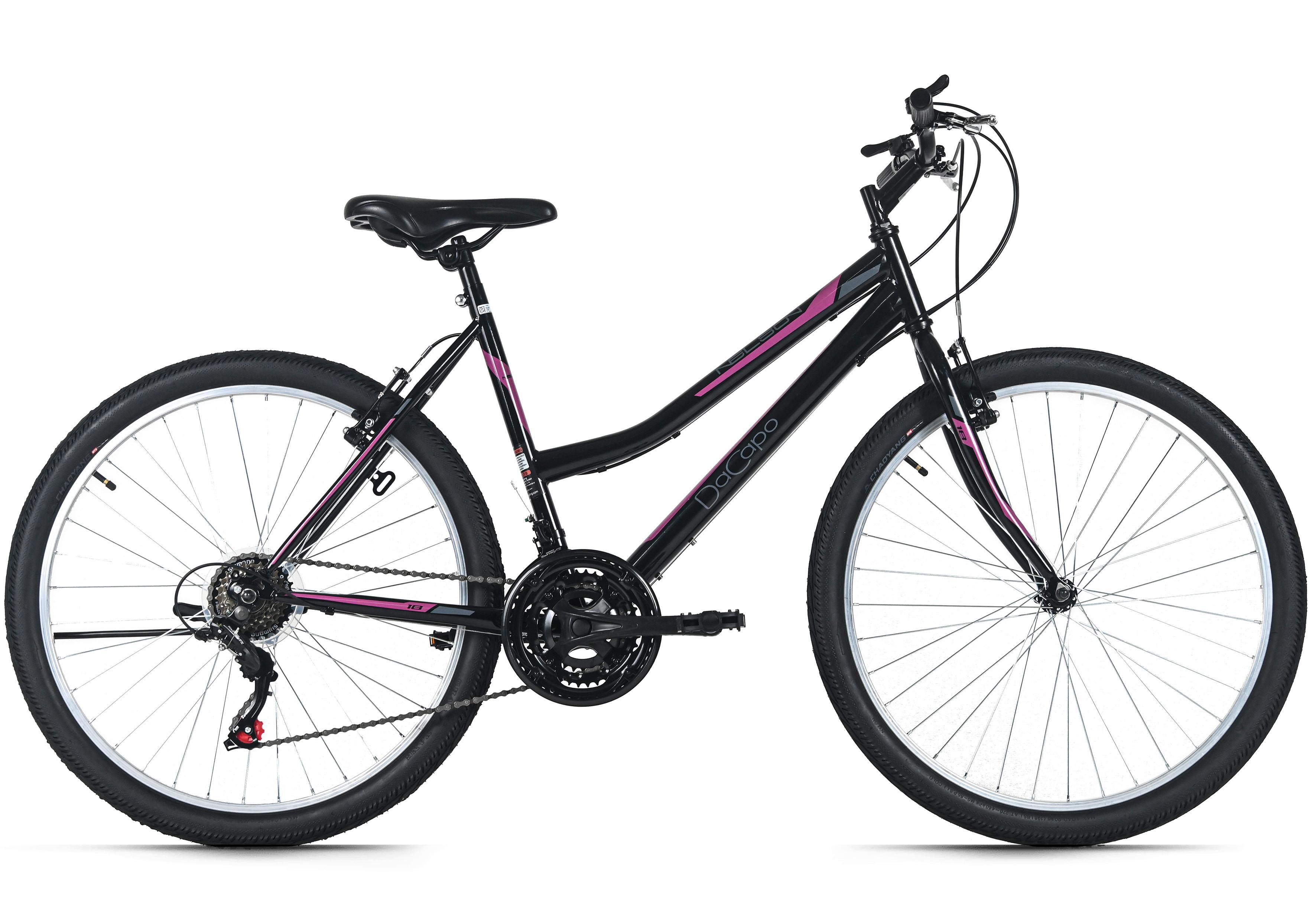 Mountainbike Damen 26 Zoll - Schwarz, Basics, Metall (25/140/60cm)