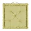 POLŠTÁŘ NA BOX BO - šalvějově zelená, textil (40/40/6cm) - Mömax