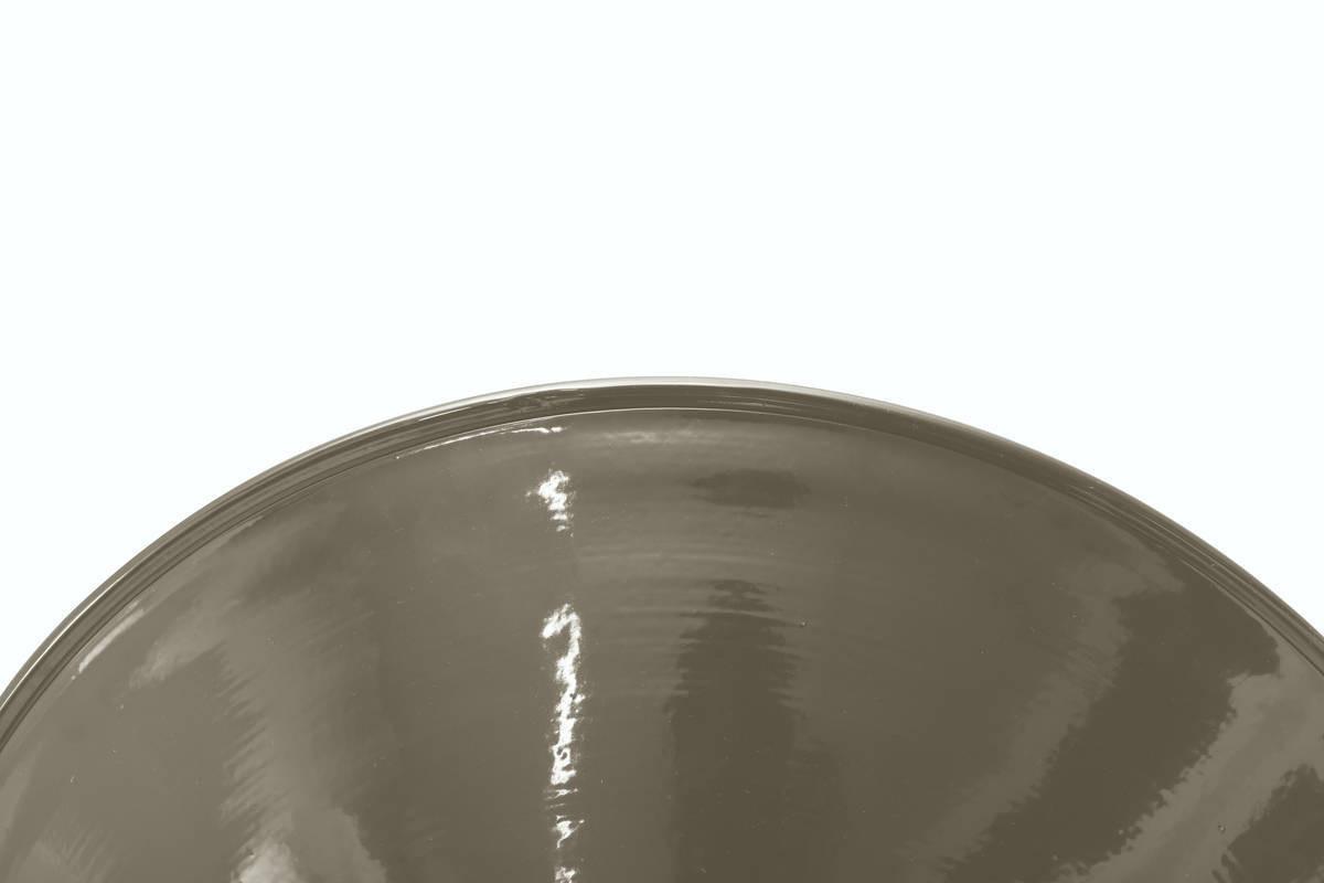 Beistelltisch Art Deco Taupe/Goldfarben - Taupe/Goldfarben, Trend, Metall (47/41cm) - Kayoom