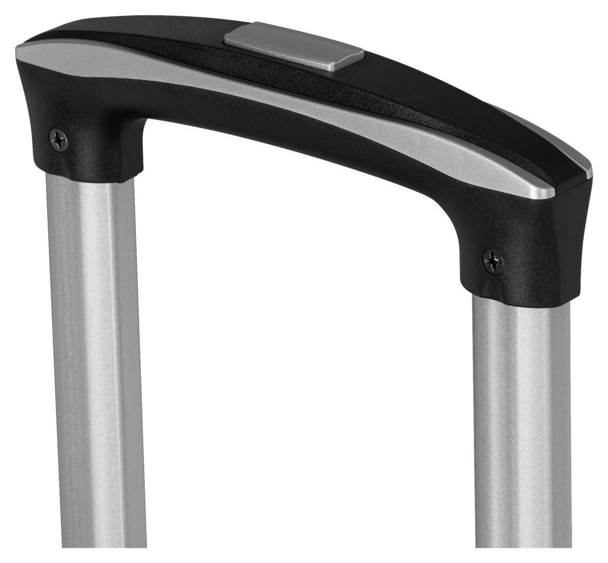 Reisekofferset Hilde - Schwarz/Grau, KONVENTIONELL, Kunststoff/Textil - Luca Bessoni