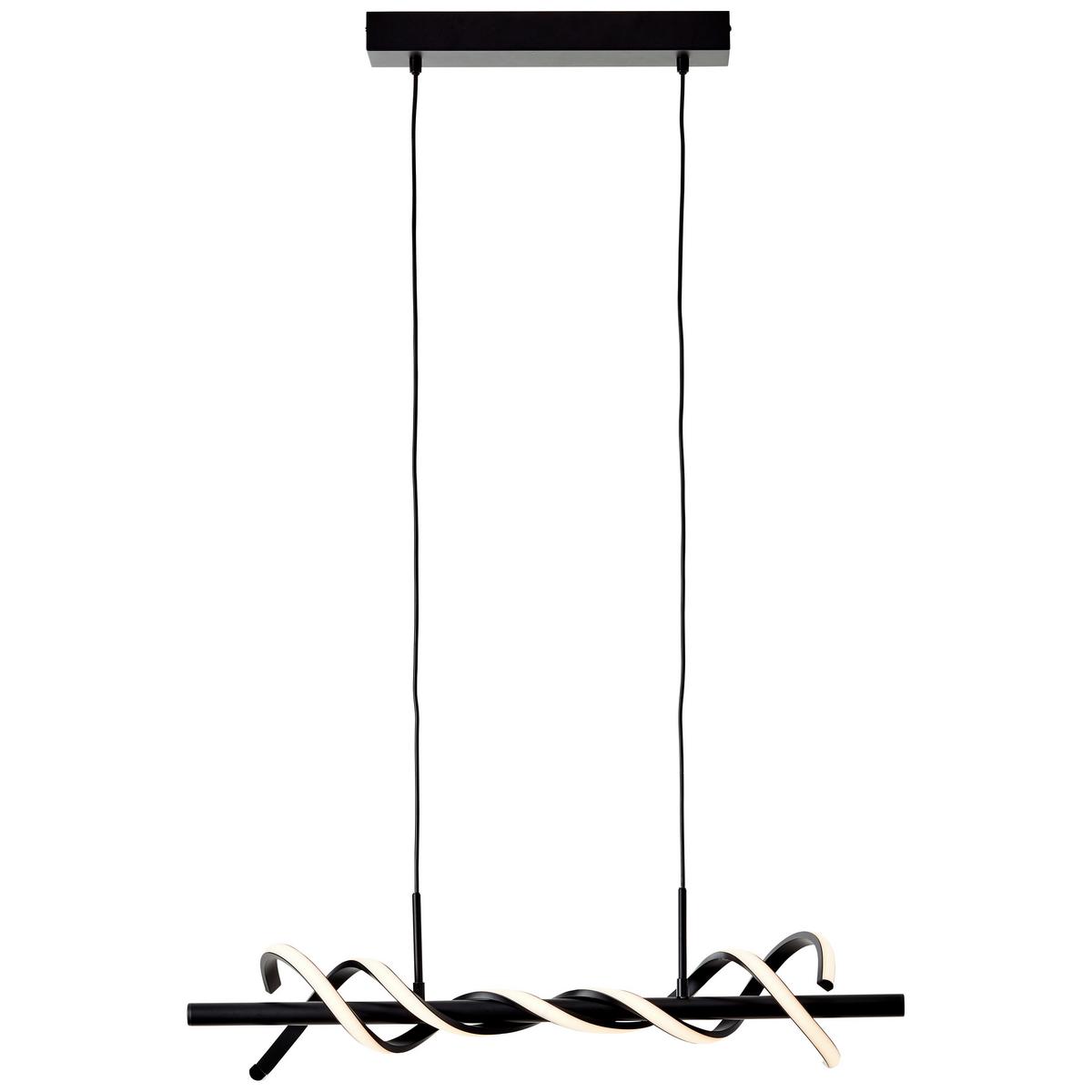 LED-Pendelleuchte G99818/06 Amalie - Schwarz, Design, Kunststoff/Metall (75,5/18/150cm) - Brilliant